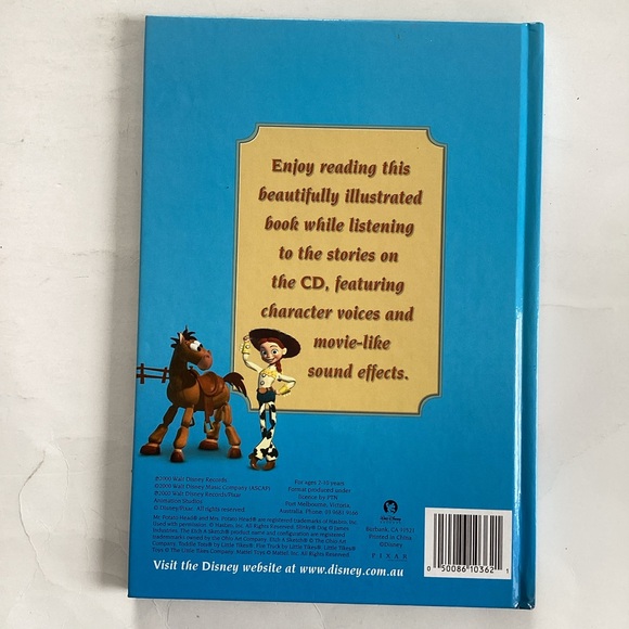 🛍️$5 Add-on🛍️ DISNEY read-along double story book with CD - Picture 3 of 4